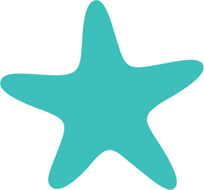 reef kids dental blue starfish icon